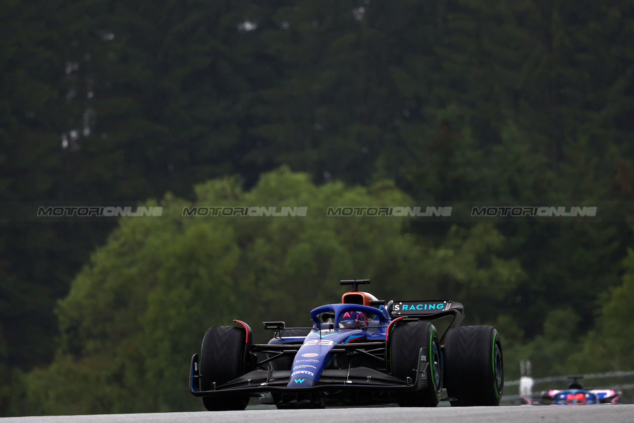 GP AUSTRIA, Alexander Albon (THA) Williams Racing FW45.

01.07.2023. Formula 1 World Championship, Rd 10, Austrian Grand Prix, Spielberg, Austria, Sprint Day.

 - www.xpbimages.com, EMail: requests@xpbimages.com © Copyright: Coates / XPB Images