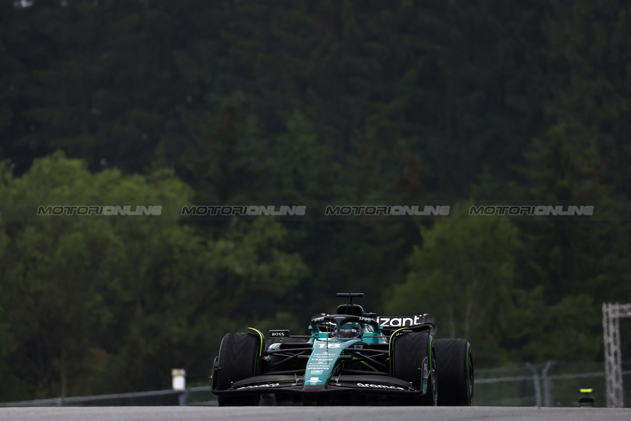 GP AUSTRIA, Lance Stroll (CDN) Aston Martin F1 Team AMR23.

01.07.2023. Formula 1 World Championship, Rd 10, Austrian Grand Prix, Spielberg, Austria, Sprint Day.

 - www.xpbimages.com, EMail: requests@xpbimages.com © Copyright: Coates / XPB Images
