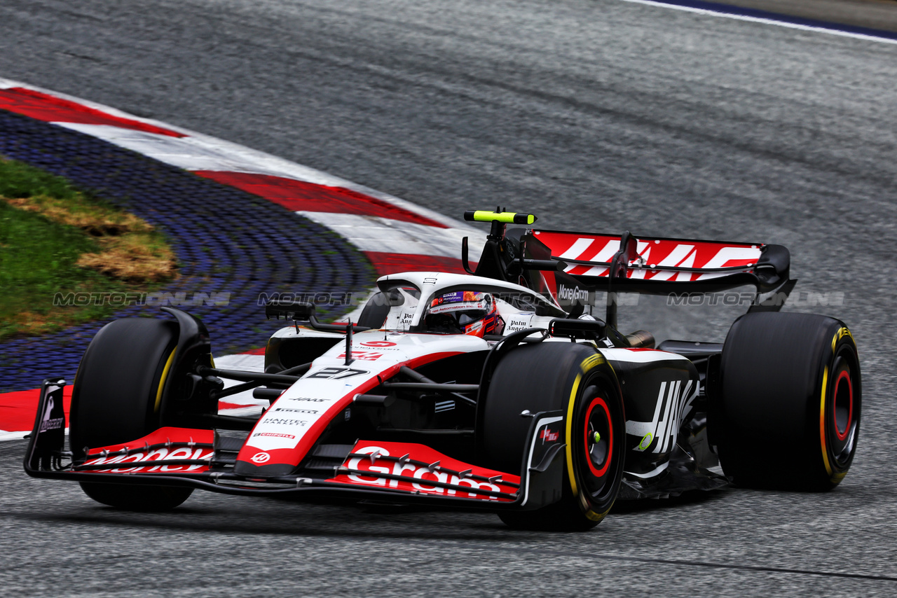 GP AUSTRIA, Nico Hulkenberg (GER) Haas VF-23.

01.07.2023. Formula 1 World Championship, Rd 10, Austrian Grand Prix, Spielberg, Austria, Sprint Day.

- www.xpbimages.com, EMail: requests@xpbimages.com © Copyright: Batchelor / XPB Images