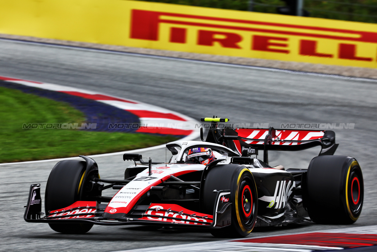 GP AUSTRIA, Nico Hulkenberg (GER) Haas VF-23.

01.07.2023. Formula 1 World Championship, Rd 10, Austrian Grand Prix, Spielberg, Austria, Sprint Day.

- www.xpbimages.com, EMail: requests@xpbimages.com © Copyright: Batchelor / XPB Images