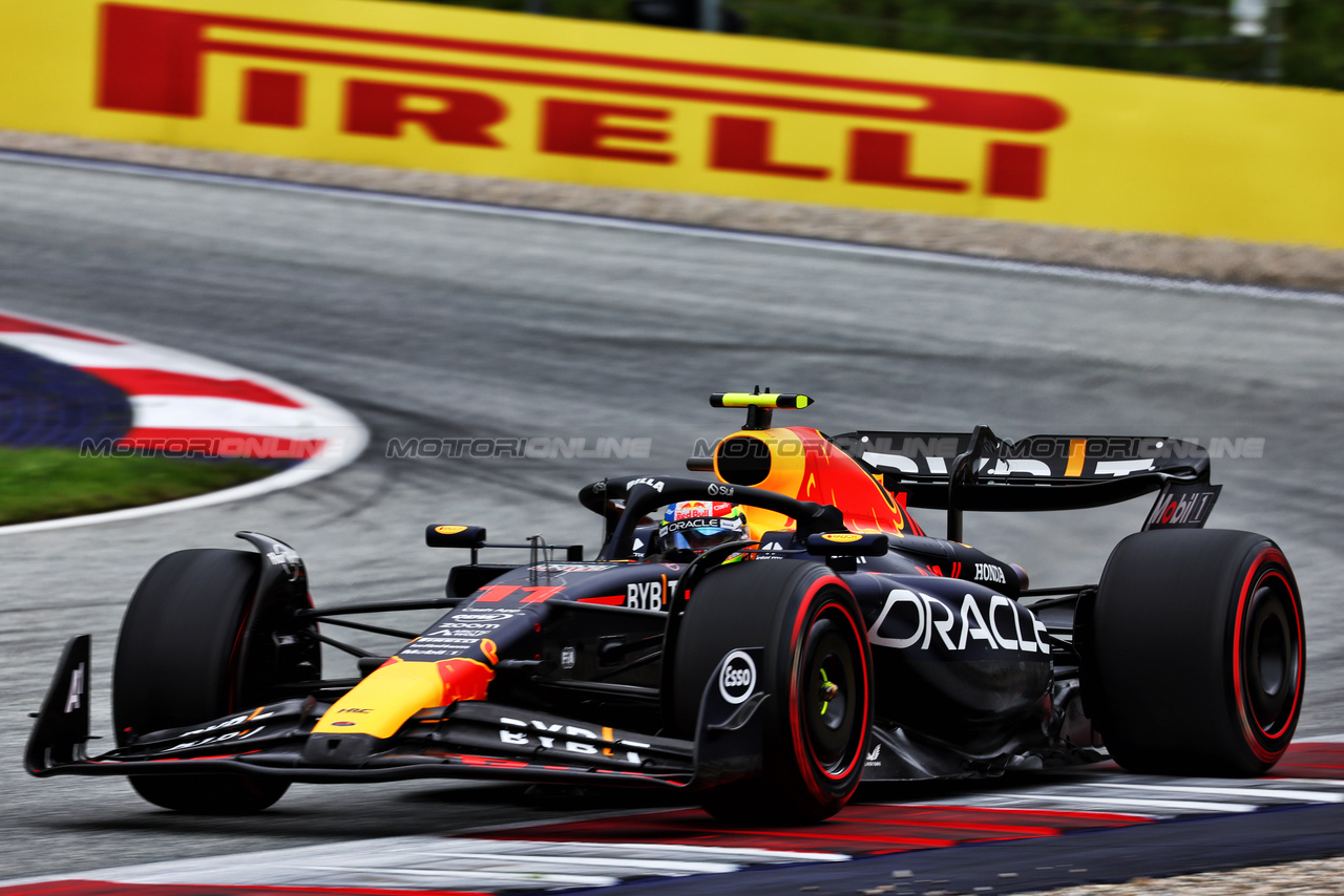 GP AUSTRIA, Sergio Perez (MEX) Red Bull Racing RB19.

01.07.2023. Formula 1 World Championship, Rd 10, Austrian Grand Prix, Spielberg, Austria, Sprint Day.

- www.xpbimages.com, EMail: requests@xpbimages.com © Copyright: Batchelor / XPB Images