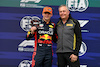 GP AUSTRIA, (L to R): Max Verstappen (NLD) Red Bull Racing celebrates securing the first grid position for Sprint in parc ferme with Mario Isola (ITA) Pirelli Racing Manager.
01.07.2023. Formula 1 World Championship, Rd 10, Austrian Grand Prix, Spielberg, Austria, Sprint Day.
- www.xpbimages.com, EMail: requests@xpbimages.com © Copyright: Moy / XPB Images