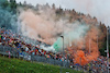 GP AUSTRIA, Circuit Atmosfera - fans with flares in the grandstand.
01.07.2023. Formula 1 World Championship, Rd 10, Austrian Grand Prix, Spielberg, Austria, Sprint Day.
- www.xpbimages.com, EMail: requests@xpbimages.com © Copyright: Moy / XPB Images