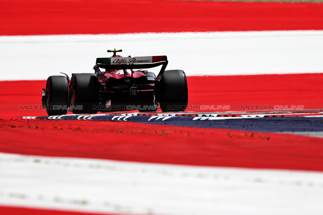 GP AUSTRIA, Zhou Guanyu (CHN) Alfa Romeo F1 Team C43.

30.06.2023. Formula 1 World Championship, Rd 10, Austrian Grand Prix, Spielberg, Austria, Qualifiche Day.

- www.xpbimages.com, EMail: requests@xpbimages.com © Copyright: Moy / XPB Images