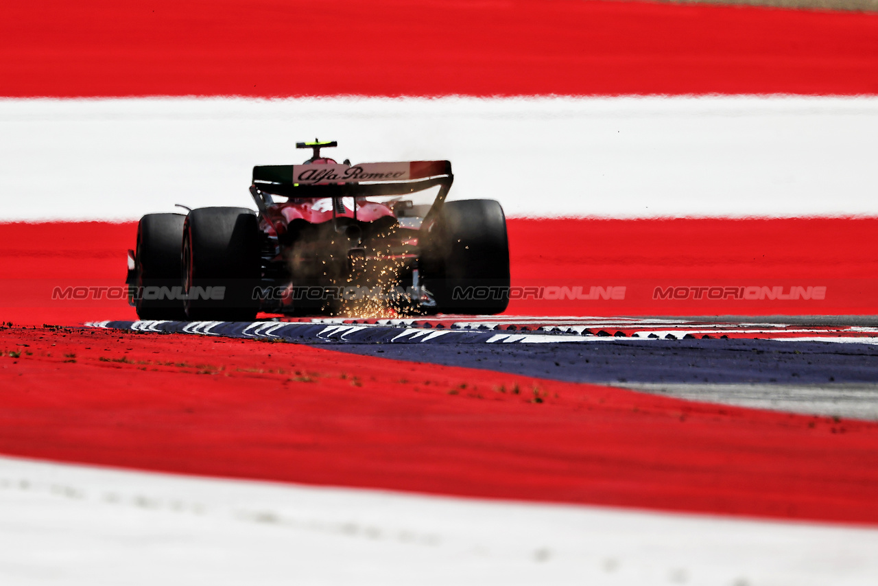 GP AUSTRIA, Zhou Guanyu (CHN) Alfa Romeo F1 Team C43.

30.06.2023. Formula 1 World Championship, Rd 10, Austrian Grand Prix, Spielberg, Austria, Qualifiche Day.

- www.xpbimages.com, EMail: requests@xpbimages.com © Copyright: Moy / XPB Images