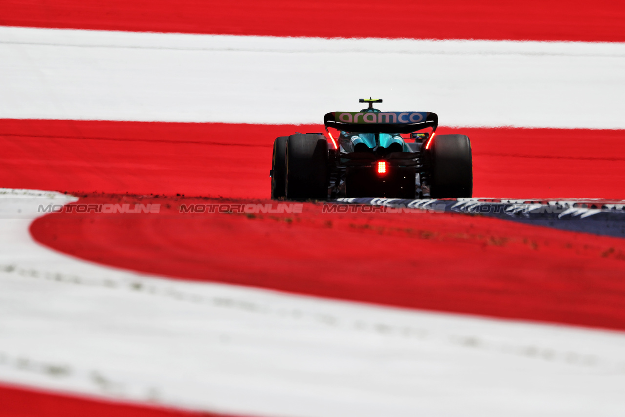 GP AUSTRIA, Fernando Alonso (ESP) Aston Martin F1 Team AMR23.

30.06.2023. Formula 1 World Championship, Rd 10, Austrian Grand Prix, Spielberg, Austria, Qualifiche Day.

- www.xpbimages.com, EMail: requests@xpbimages.com © Copyright: Moy / XPB Images