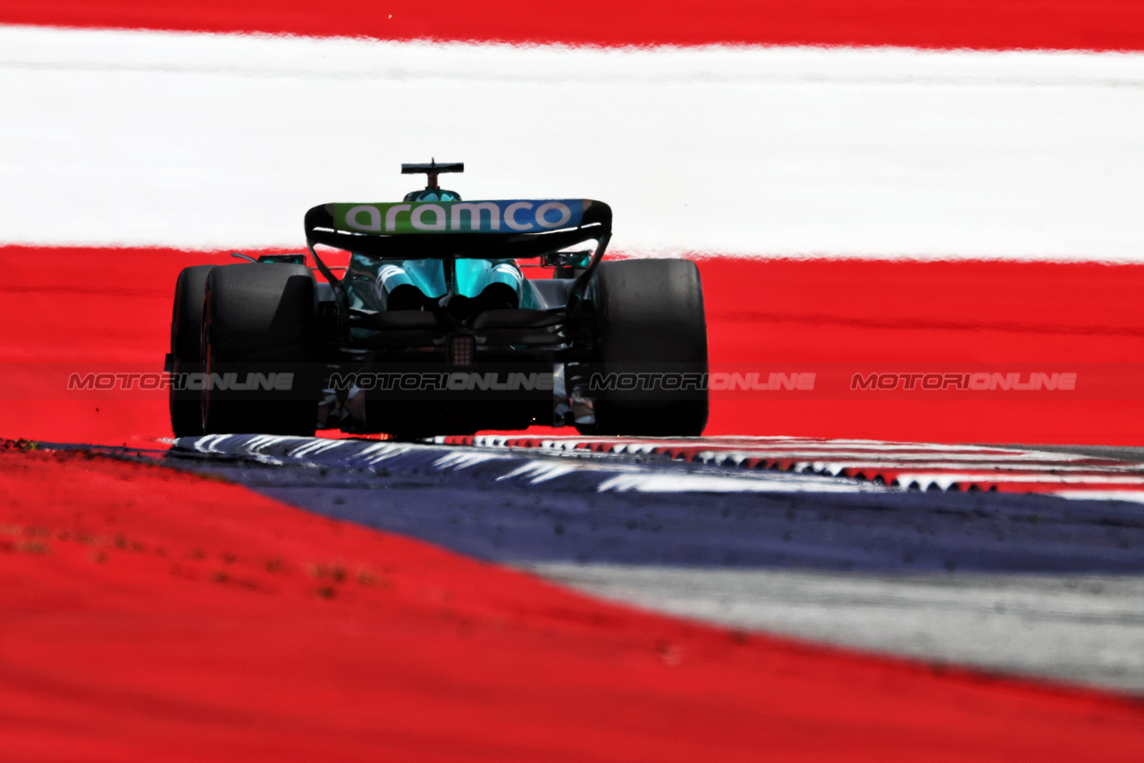 GP AUSTRIA, Lance Stroll (CDN) Aston Martin F1 Team AMR23.

30.06.2023. Formula 1 World Championship, Rd 10, Austrian Grand Prix, Spielberg, Austria, Qualifiche Day.

- www.xpbimages.com, EMail: requests@xpbimages.com © Copyright: Moy / XPB Images