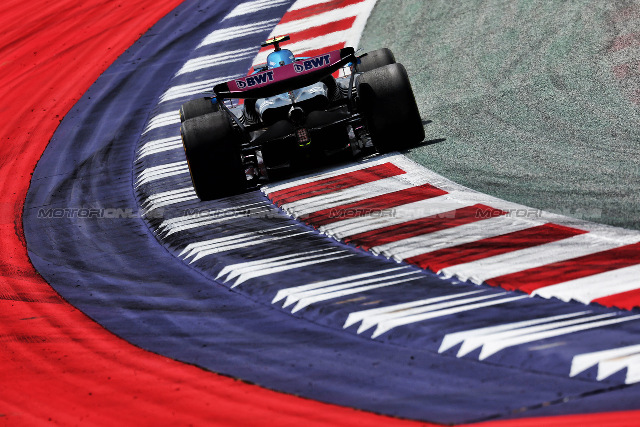 GP AUSTRIA, Pierre Gasly (FRA) Alpine F1 Team A523.

30.06.2023. Formula 1 World Championship, Rd 10, Austrian Grand Prix, Spielberg, Austria, Qualifiche Day.

- www.xpbimages.com, EMail: requests@xpbimages.com © Copyright: Moy / XPB Images