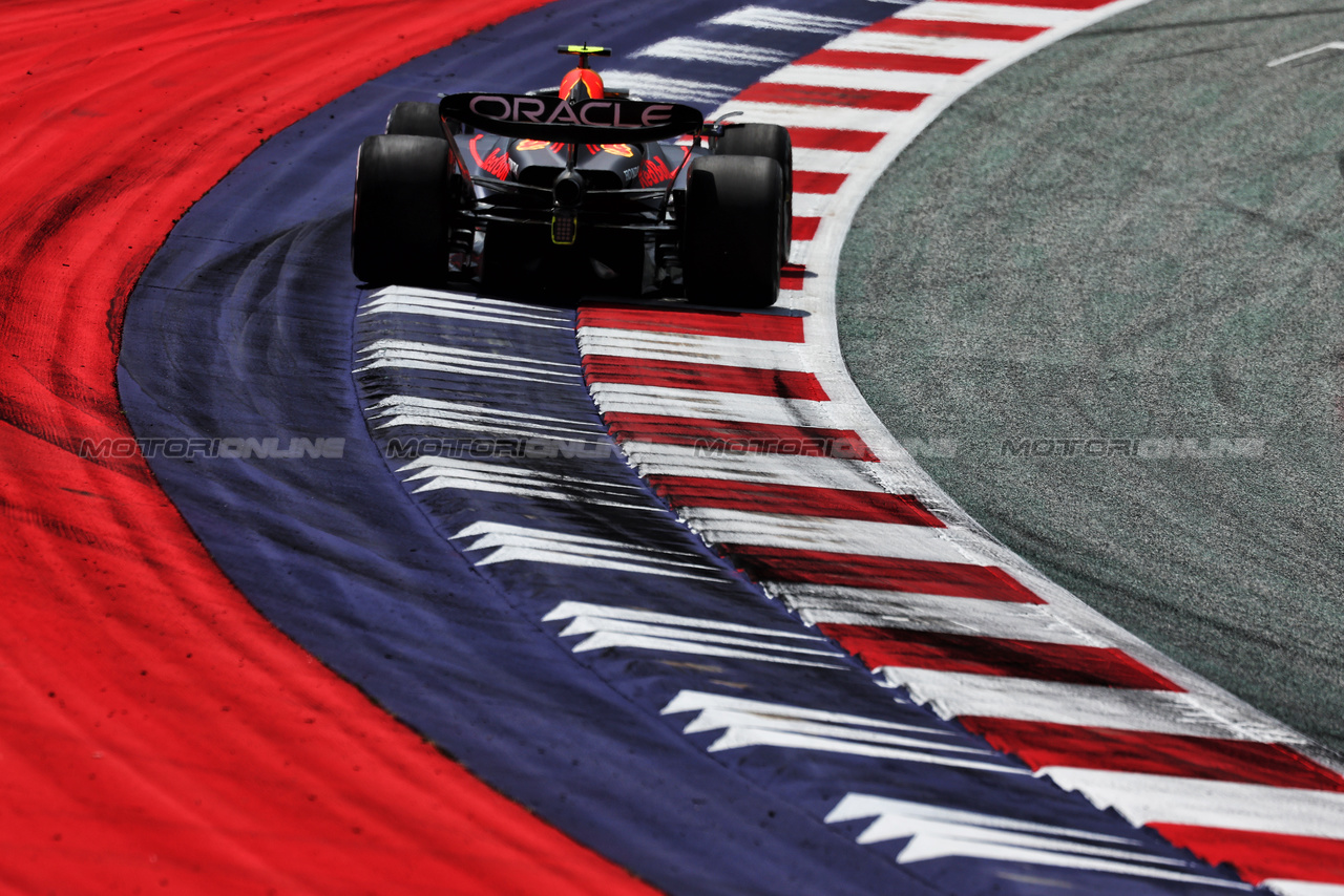 GP AUSTRIA, Sergio Perez (MEX) Red Bull Racing RB19.

30.06.2023. Formula 1 World Championship, Rd 10, Austrian Grand Prix, Spielberg, Austria, Qualifiche Day.

- www.xpbimages.com, EMail: requests@xpbimages.com © Copyright: Moy / XPB Images