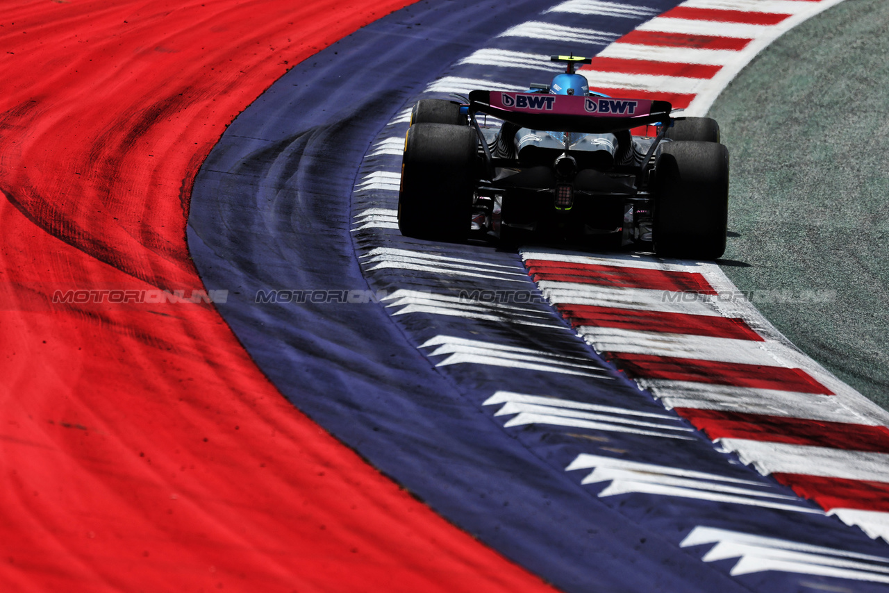 GP AUSTRIA, Pierre Gasly (FRA) Alpine F1 Team A523.

30.06.2023. Formula 1 World Championship, Rd 10, Austrian Grand Prix, Spielberg, Austria, Qualifiche Day.

- www.xpbimages.com, EMail: requests@xpbimages.com © Copyright: Moy / XPB Images