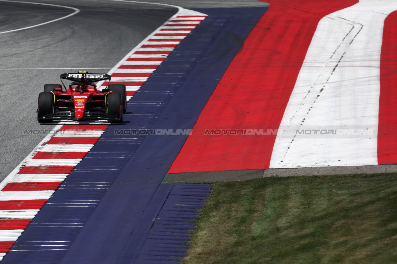 GP AUSTRIA, Carlos Sainz Jr (ESP) Ferrari SF-23.

30.06.2023. Formula 1 World Championship, Rd 10, Austrian Grand Prix, Spielberg, Austria, Qualifiche Day.

- www.xpbimages.com, EMail: requests@xpbimages.com © Copyright: Moy / XPB Images