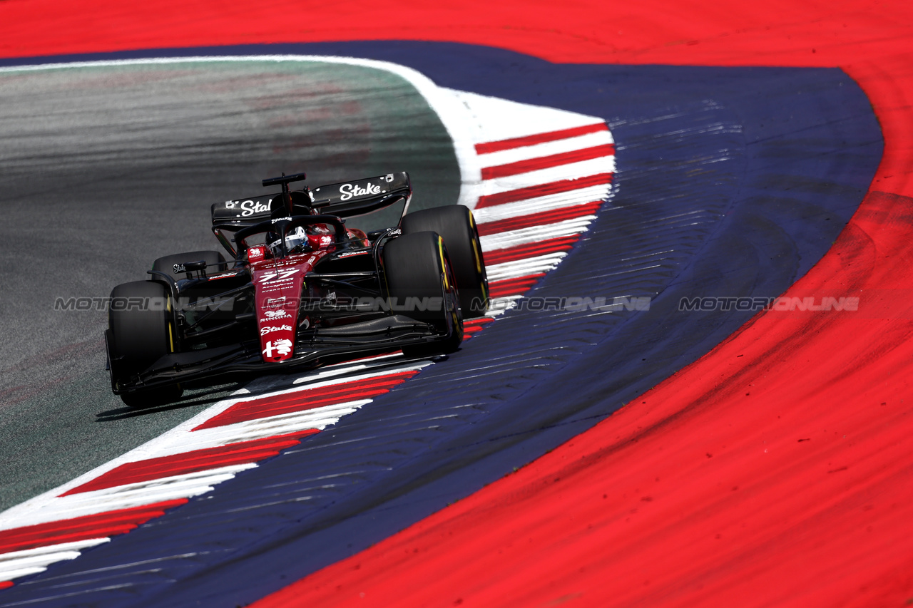 GP AUSTRIA, Valtteri Bottas (FIN) Alfa Romeo F1 Team C43.

30.06.2023. Formula 1 World Championship, Rd 10, Austrian Grand Prix, Spielberg, Austria, Qualifiche Day.

- www.xpbimages.com, EMail: requests@xpbimages.com © Copyright: Moy / XPB Images
