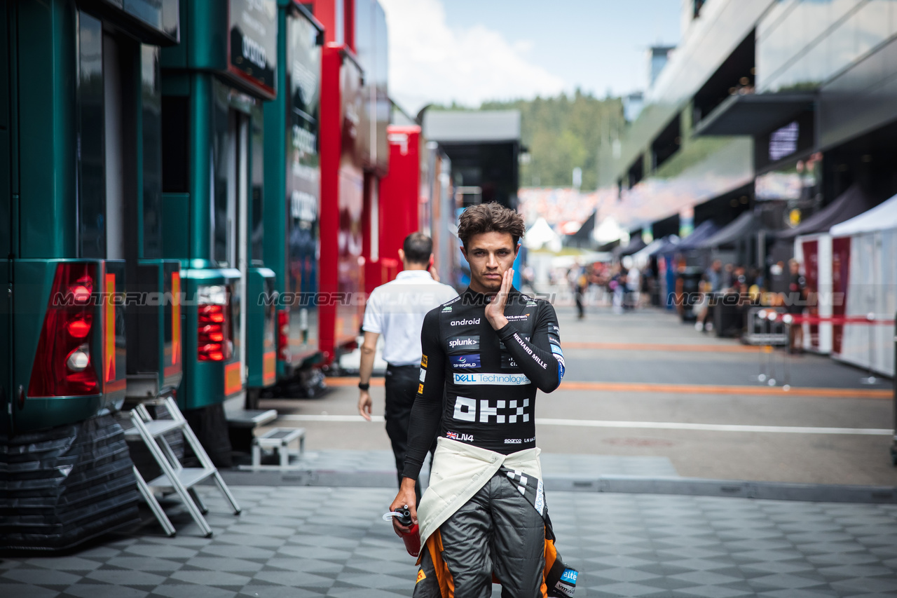 GP AUSTRIA, Lando Norris (GBR) McLaren.

30.06.2023. Formula 1 World Championship, Rd 10, Austrian Grand Prix, Spielberg, Austria, Qualifiche Day.

- www.xpbimages.com, EMail: requests@xpbimages.com © Copyright: Bearne / XPB Images