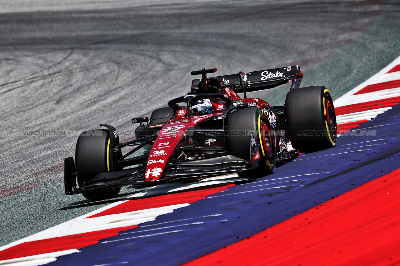 GP AUSTRIA, Valtteri Bottas (FIN) Alfa Romeo F1 Team C43.

30.06.2023. Formula 1 World Championship, Rd 10, Austrian Grand Prix, Spielberg, Austria, Qualifiche Day.

- www.xpbimages.com, EMail: requests@xpbimages.com © Copyright: Moy / XPB Images