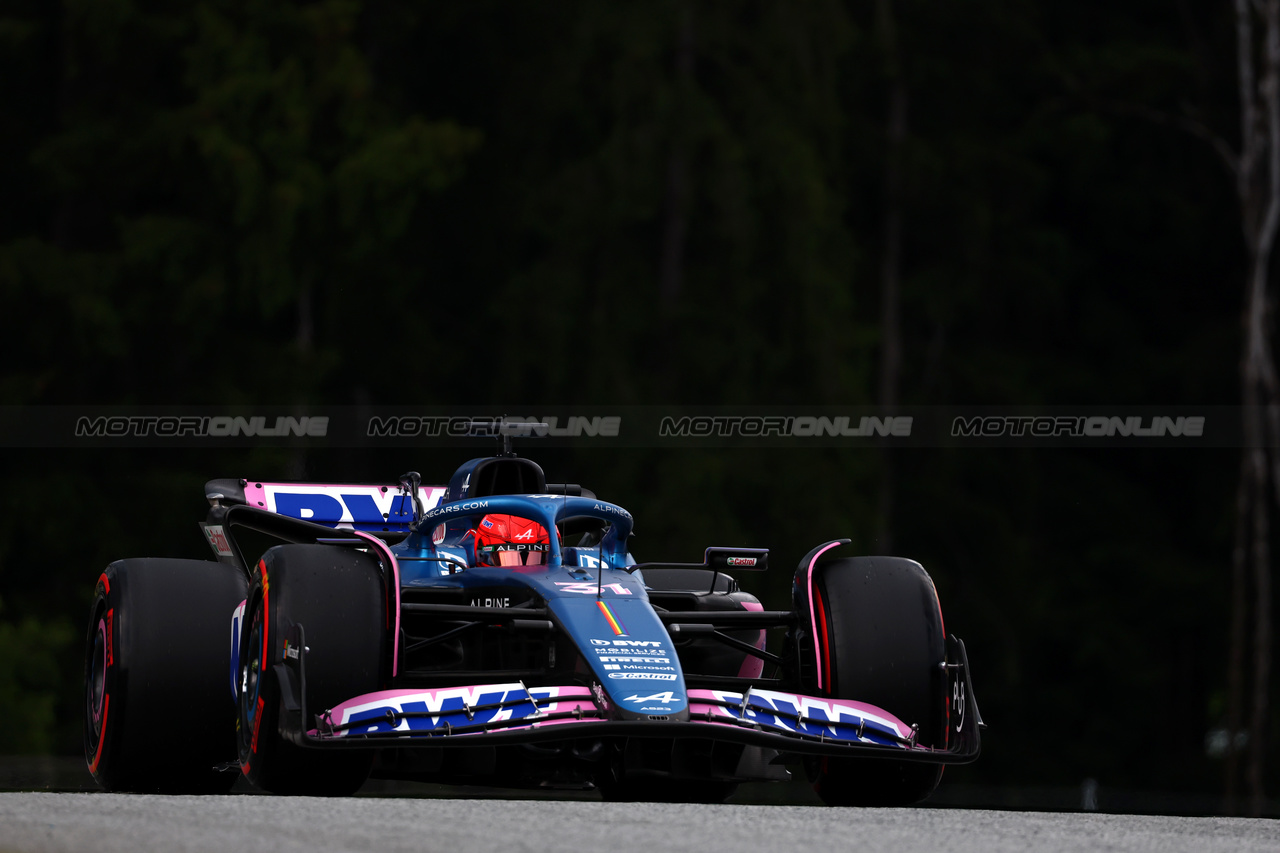 GP AUSTRIA, Esteban Ocon (FRA) Alpine F1 Team A523.

30.06.2023. Formula 1 World Championship, Rd 10, Austrian Grand Prix, Spielberg, Austria, Qualifiche Day.

 - www.xpbimages.com, EMail: requests@xpbimages.com © Copyright: Coates / XPB Images