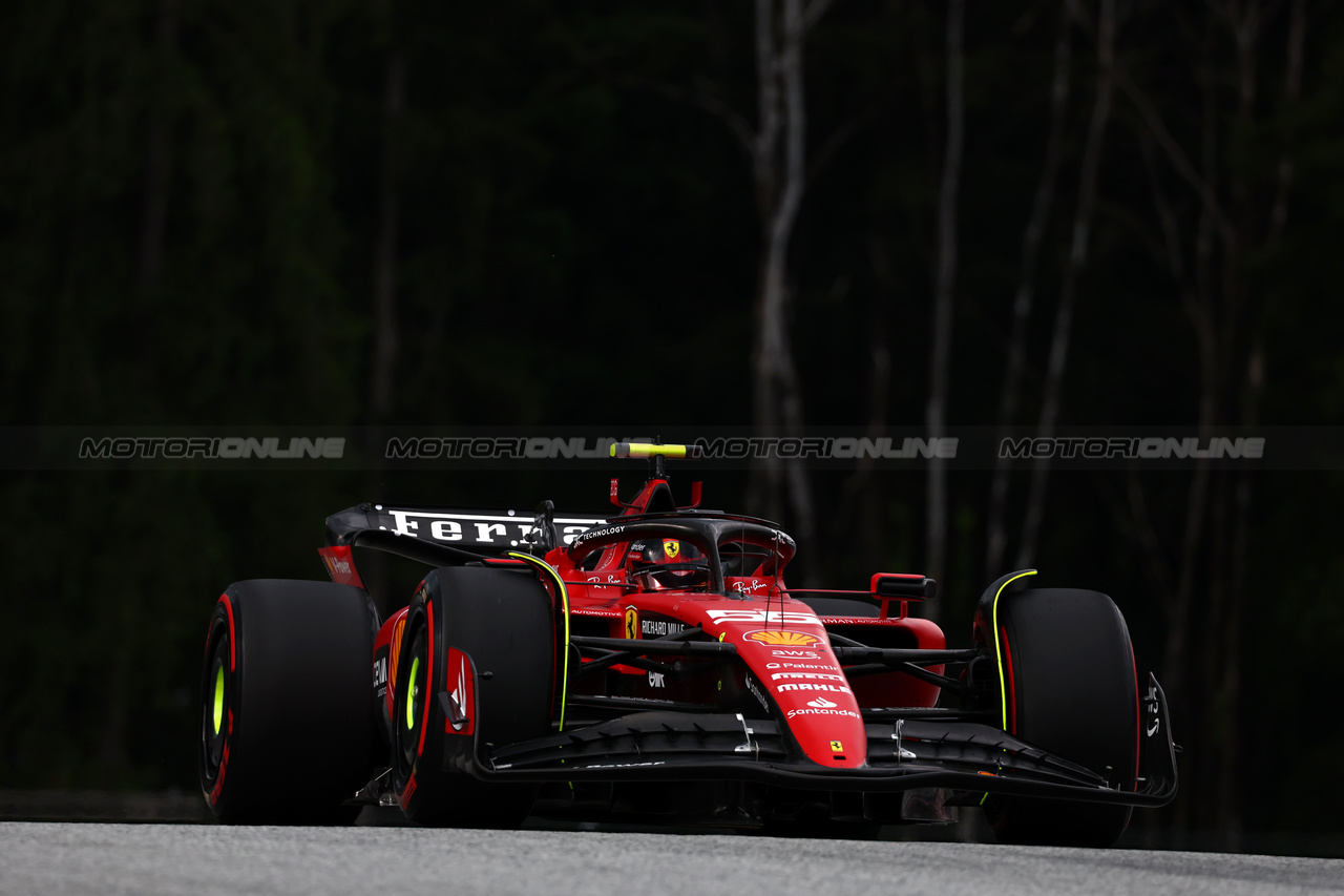 GP AUSTRIA, Carlos Sainz Jr (ESP) Ferrari SF-23.

30.06.2023. Formula 1 World Championship, Rd 10, Austrian Grand Prix, Spielberg, Austria, Qualifiche Day.

 - www.xpbimages.com, EMail: requests@xpbimages.com © Copyright: Coates / XPB Images