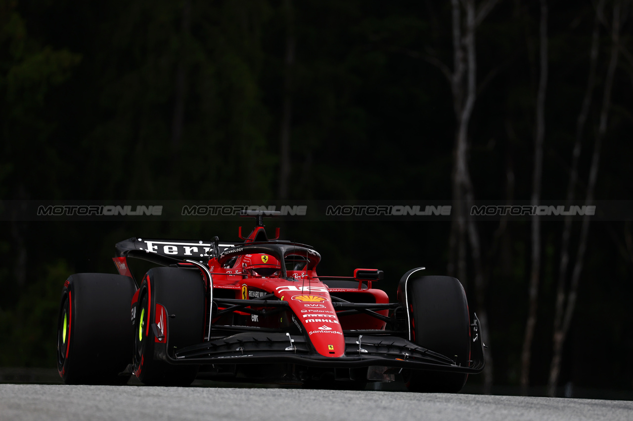 GP AUSTRIA, Charles Leclerc (MON) Ferrari SF-23.

30.06.2023. Formula 1 World Championship, Rd 10, Austrian Grand Prix, Spielberg, Austria, Qualifiche Day.

 - www.xpbimages.com, EMail: requests@xpbimages.com © Copyright: Coates / XPB Images