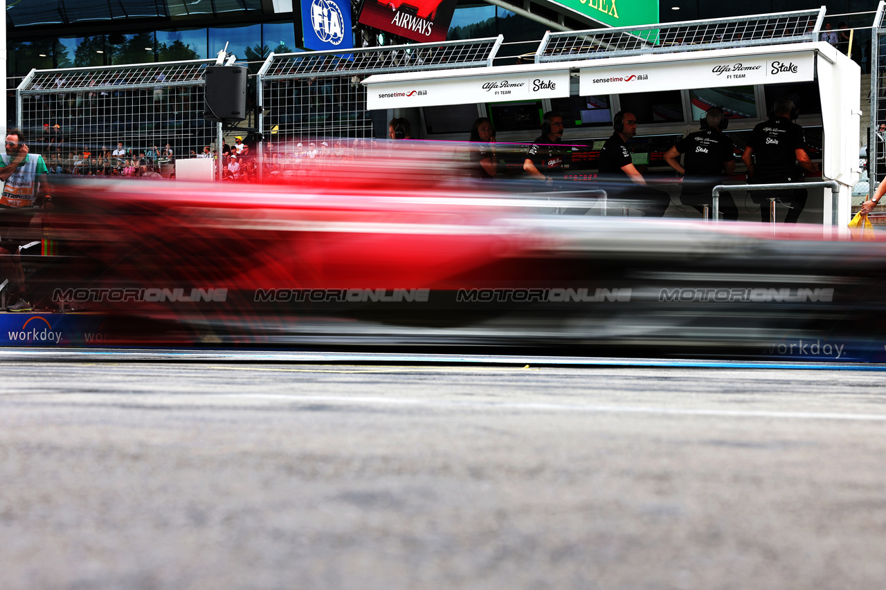 GP AUSTRIA, Valtteri Bottas (FIN) Alfa Romeo F1 Team C43 leaves the pits.

30.06.2023. Formula 1 World Championship, Rd 10, Austrian Grand Prix, Spielberg, Austria, Qualifiche Day.

- www.xpbimages.com, EMail: requests@xpbimages.com © Copyright: Batchelor / XPB Images