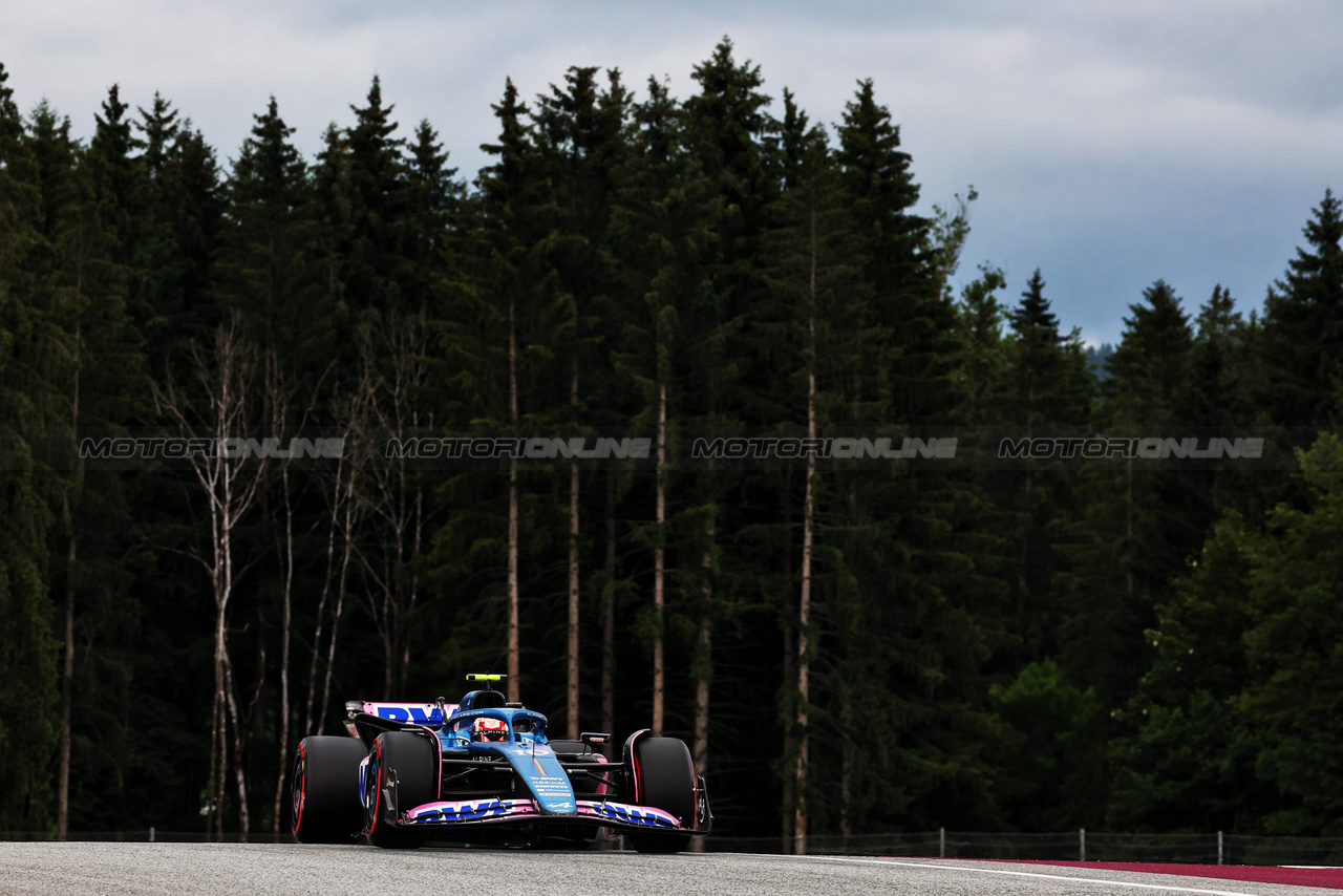 GP AUSTRIA, Pierre Gasly (FRA) Alpine F1 Team A523.

30.06.2023. Formula 1 World Championship, Rd 10, Austrian Grand Prix, Spielberg, Austria, Qualifiche Day.

 - www.xpbimages.com, EMail: requests@xpbimages.com © Copyright: Coates / XPB Images