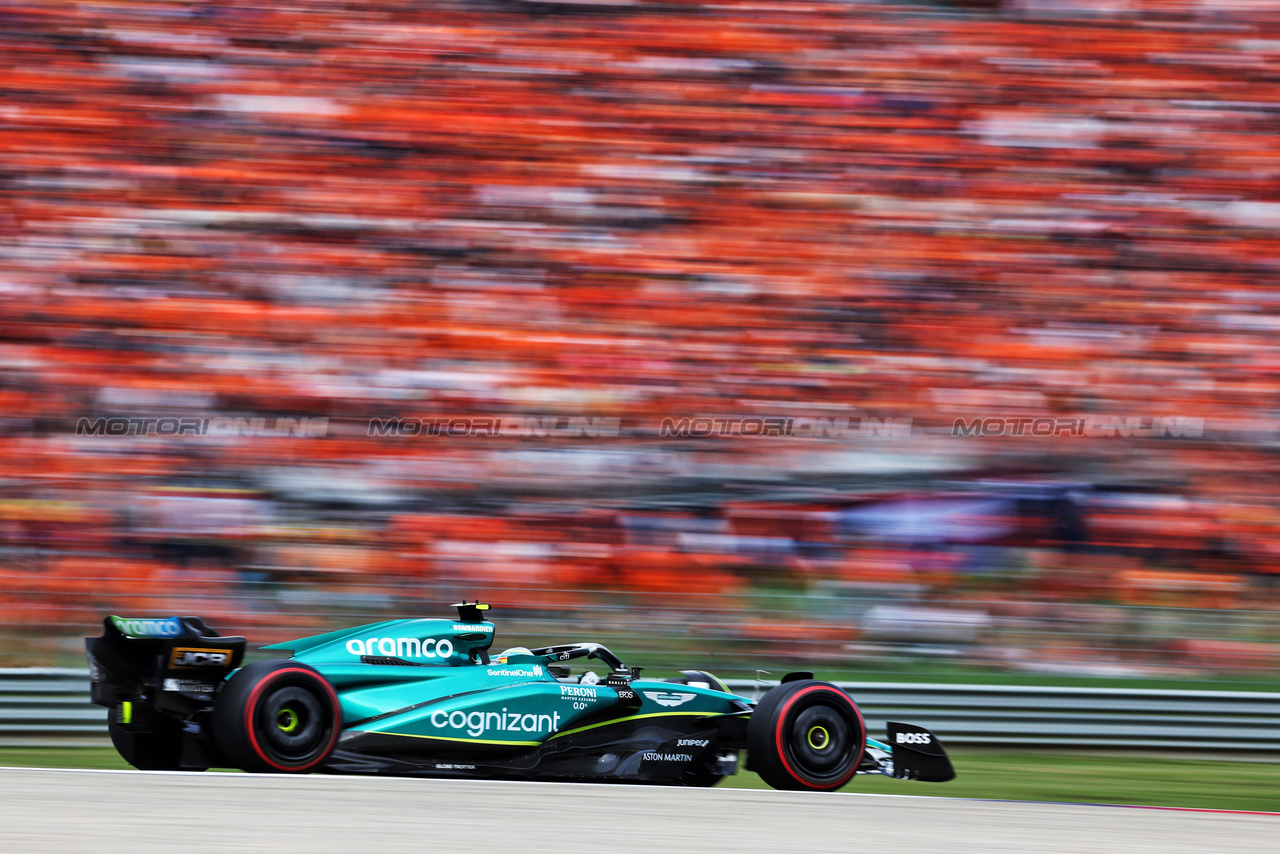 GP AUSTRIA, Fernando Alonso (ESP) Aston Martin F1 Team AMR23.

30.06.2023. Formula 1 World Championship, Rd 10, Austrian Grand Prix, Spielberg, Austria, Qualifiche Day.

- www.xpbimages.com, EMail: requests@xpbimages.com © Copyright: Moy / XPB Images