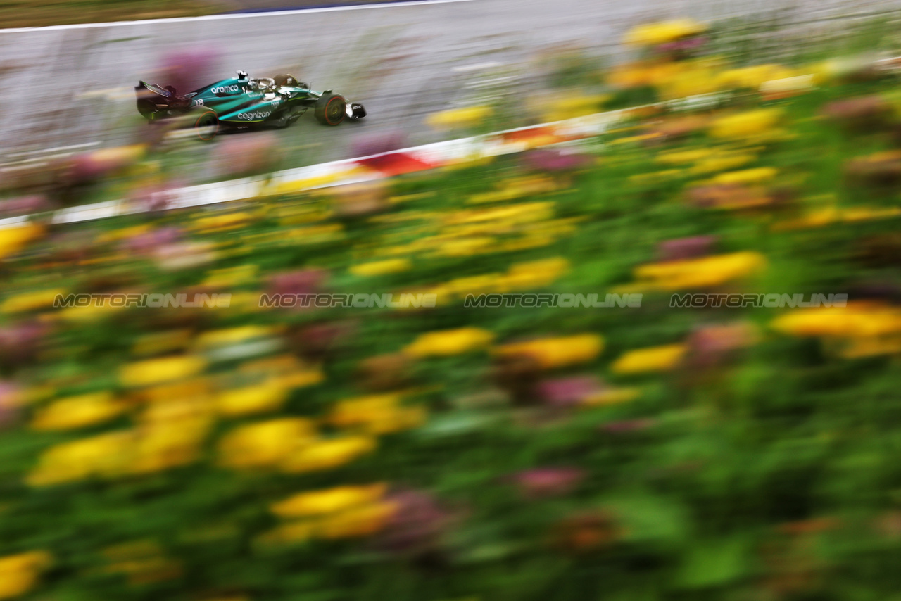 GP AUSTRIA, Lance Stroll (CDN) Aston Martin F1 Team AMR23.

30.06.2023. Formula 1 World Championship, Rd 10, Austrian Grand Prix, Spielberg, Austria, Qualifiche Day.

- www.xpbimages.com, EMail: requests@xpbimages.com © Copyright: Moy / XPB Images