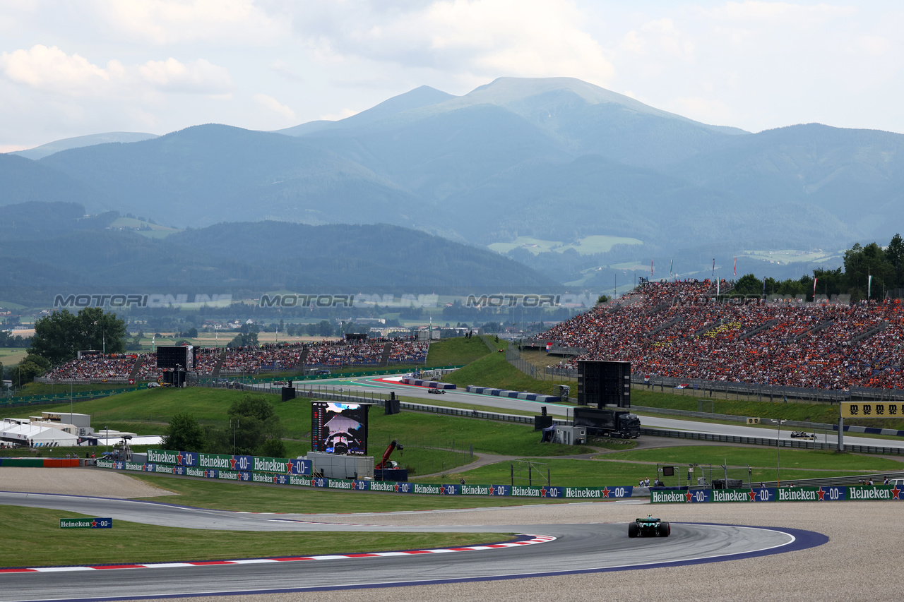 GP AUSTRIA, Fernando Alonso (ESP) Aston Martin F1 Team AMR23.

30.06.2023. Formula 1 World Championship, Rd 10, Austrian Grand Prix, Spielberg, Austria, Qualifiche Day.

- www.xpbimages.com, EMail: requests@xpbimages.com © Copyright: Moy / XPB Images