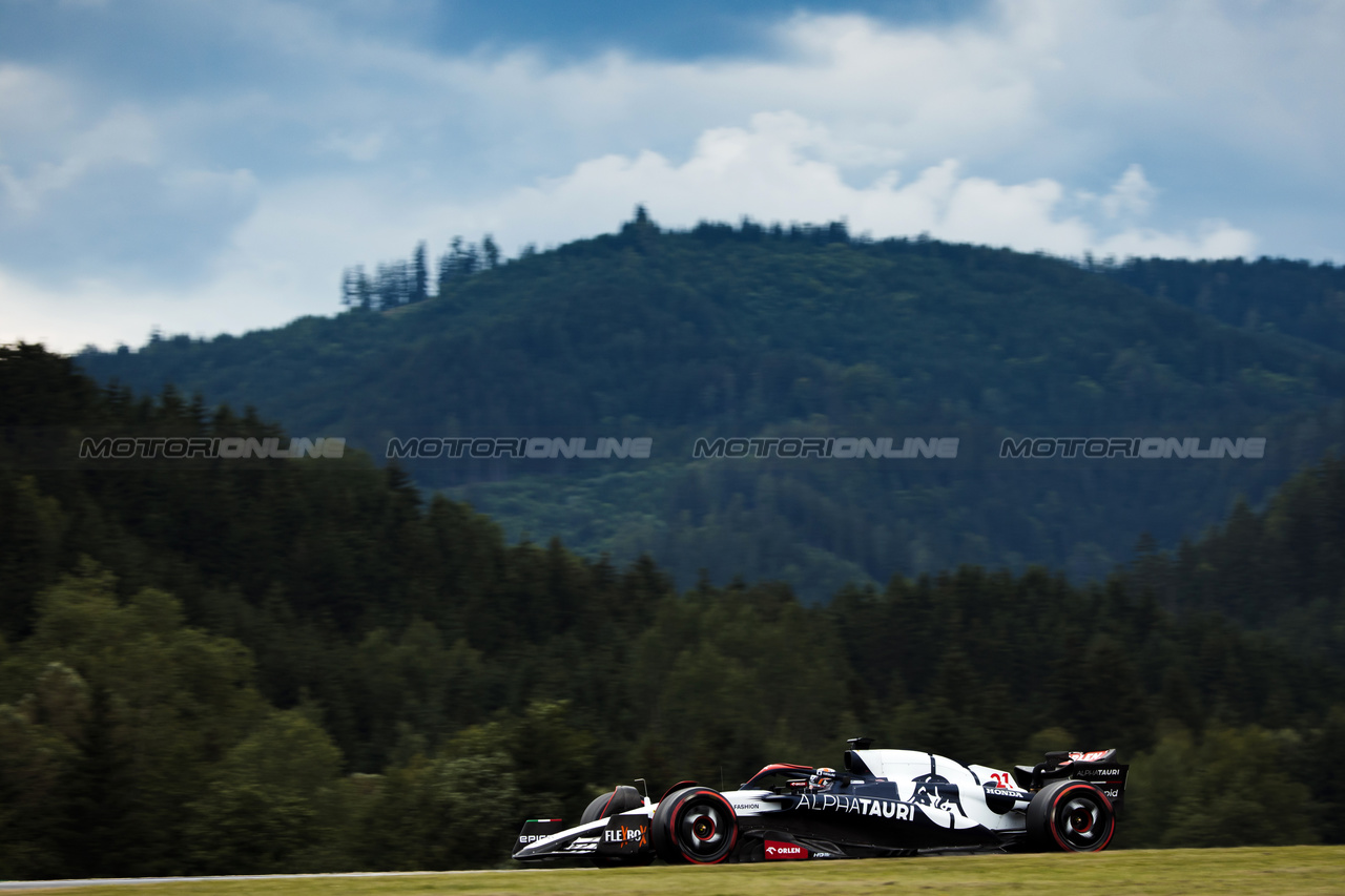 GP AUSTRIA, Nyck de Vries (NLD) AlphaTauri AT04.

30.06.2023. Formula 1 World Championship, Rd 10, Austrian Grand Prix, Spielberg, Austria, Qualifiche Day.

- www.xpbimages.com, EMail: requests@xpbimages.com © Copyright: Bearne / XPB Images