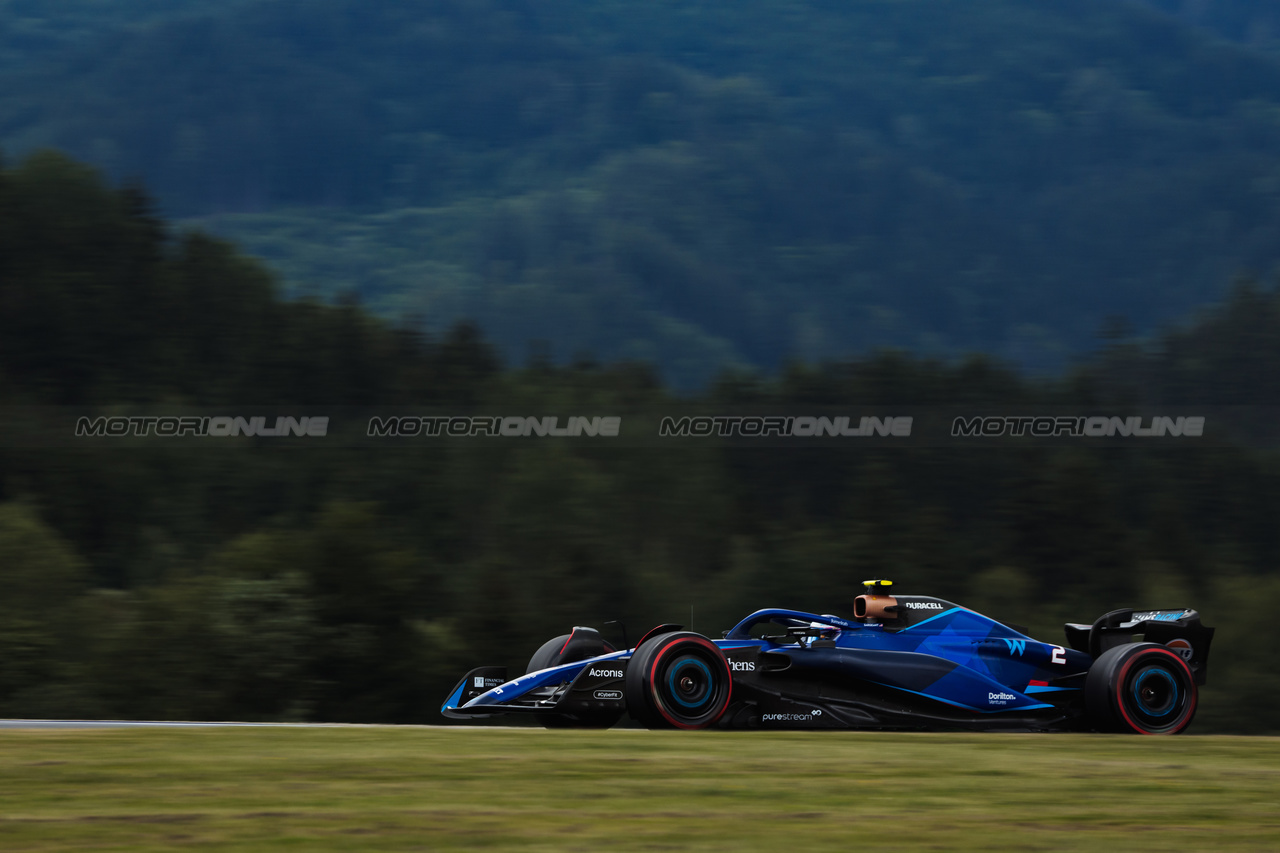 GP AUSTRIA, Logan Sargeant (USA) Williams Racing FW45.

30.06.2023. Formula 1 World Championship, Rd 10, Austrian Grand Prix, Spielberg, Austria, Qualifiche Day.

- www.xpbimages.com, EMail: requests@xpbimages.com © Copyright: Bearne / XPB Images