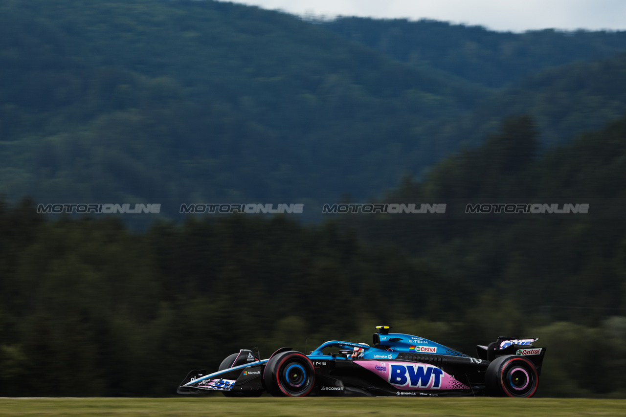 GP AUSTRIA, Pierre Gasly (FRA) Alpine F1 Team A523.

30.06.2023. Formula 1 World Championship, Rd 10, Austrian Grand Prix, Spielberg, Austria, Qualifiche Day.

- www.xpbimages.com, EMail: requests@xpbimages.com © Copyright: Bearne / XPB Images