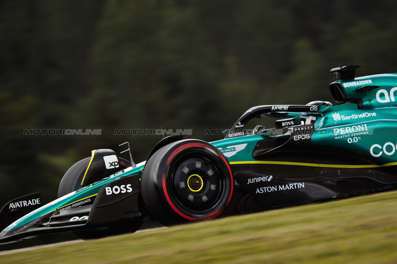 GP AUSTRIA, Lance Stroll (CDN) Aston Martin F1 Team AMR23.

30.06.2023. Formula 1 World Championship, Rd 10, Austrian Grand Prix, Spielberg, Austria, Qualifiche Day.

- www.xpbimages.com, EMail: requests@xpbimages.com © Copyright: Bearne / XPB Images