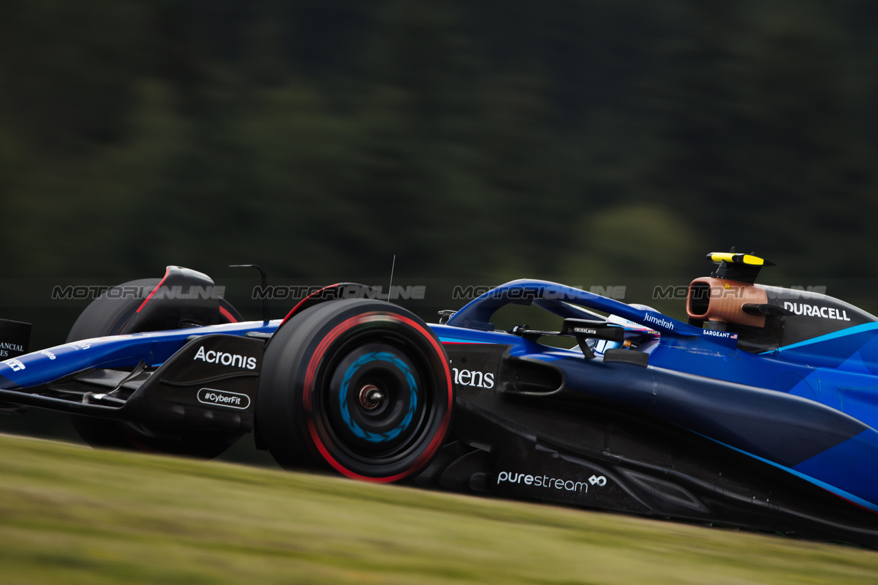 GP AUSTRIA, Logan Sargeant (USA) Williams Racing FW45.

30.06.2023. Formula 1 World Championship, Rd 10, Austrian Grand Prix, Spielberg, Austria, Qualifiche Day.

- www.xpbimages.com, EMail: requests@xpbimages.com © Copyright: Bearne / XPB Images