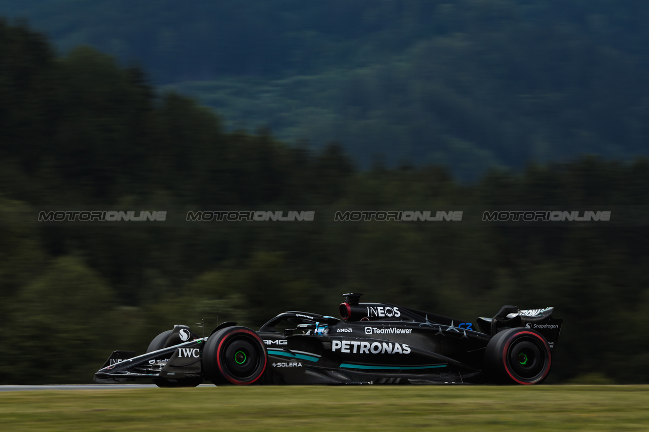 GP AUSTRIA, George Russell (GBR) Mercedes AMG F1 W14.

30.06.2023. Formula 1 World Championship, Rd 10, Austrian Grand Prix, Spielberg, Austria, Qualifiche Day.

- www.xpbimages.com, EMail: requests@xpbimages.com © Copyright: Bearne / XPB Images