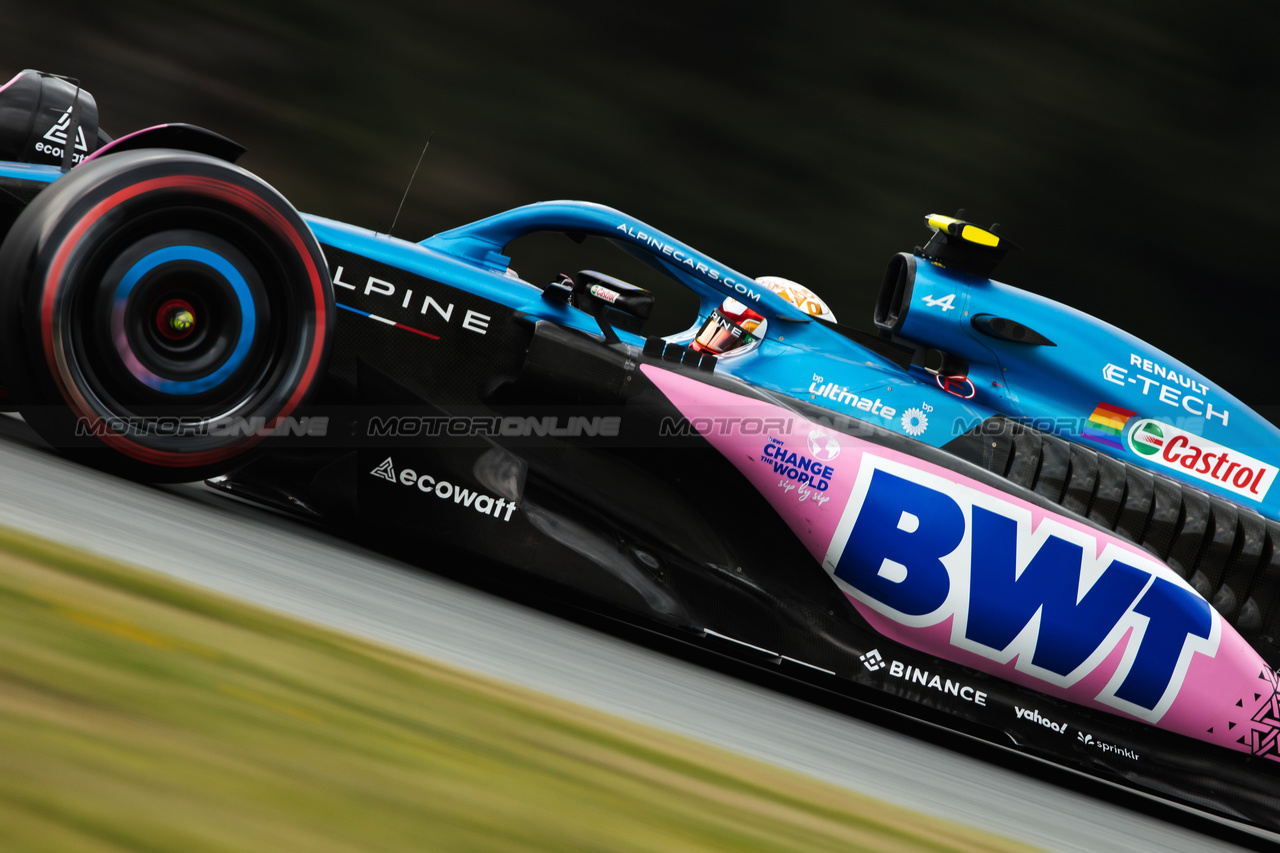 GP AUSTRIA, Pierre Gasly (FRA) Alpine F1 Team A523.

30.06.2023. Formula 1 World Championship, Rd 10, Austrian Grand Prix, Spielberg, Austria, Qualifiche Day.

- www.xpbimages.com, EMail: requests@xpbimages.com © Copyright: Bearne / XPB Images