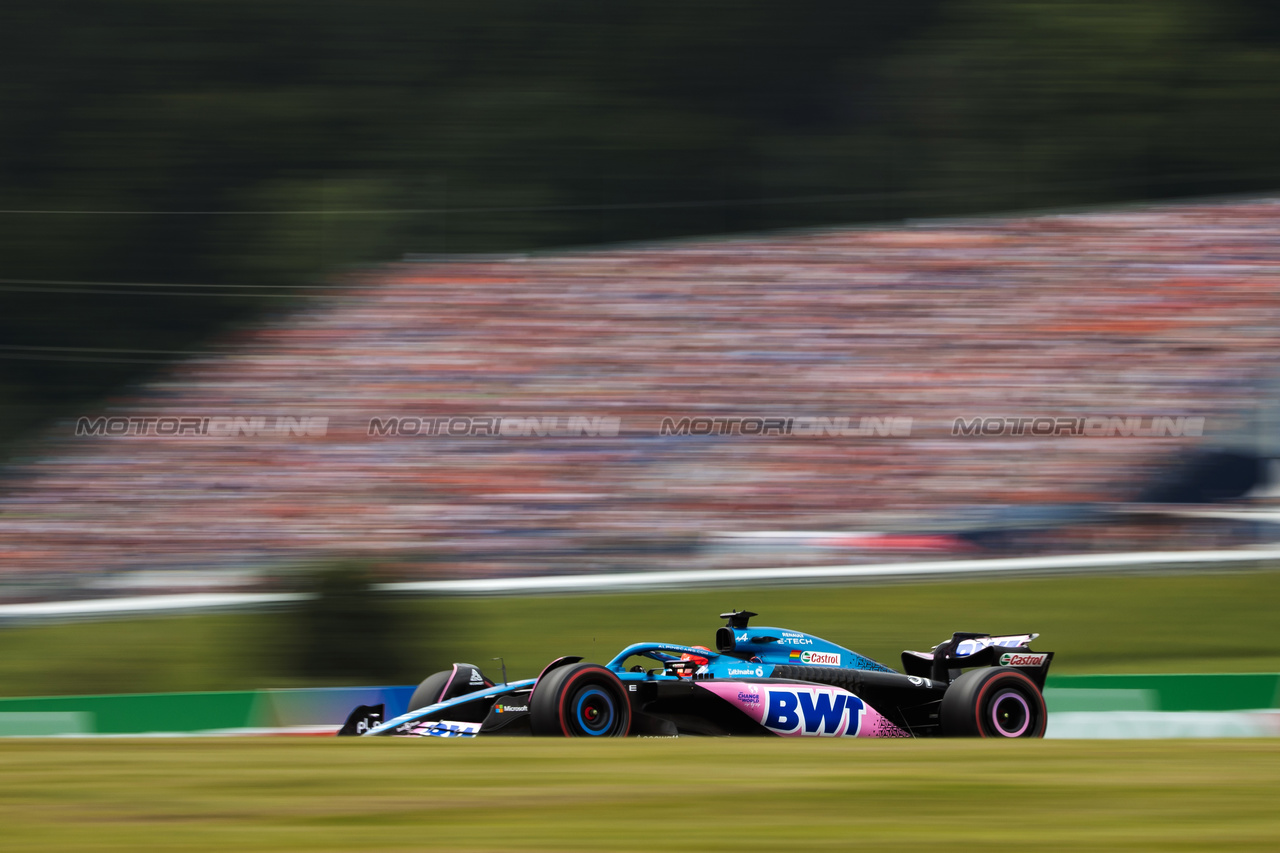 GP AUSTRIA, Esteban Ocon (FRA) Alpine F1 Team A523.

30.06.2023. Formula 1 World Championship, Rd 10, Austrian Grand Prix, Spielberg, Austria, Qualifiche Day.

- www.xpbimages.com, EMail: requests@xpbimages.com © Copyright: Bearne / XPB Images