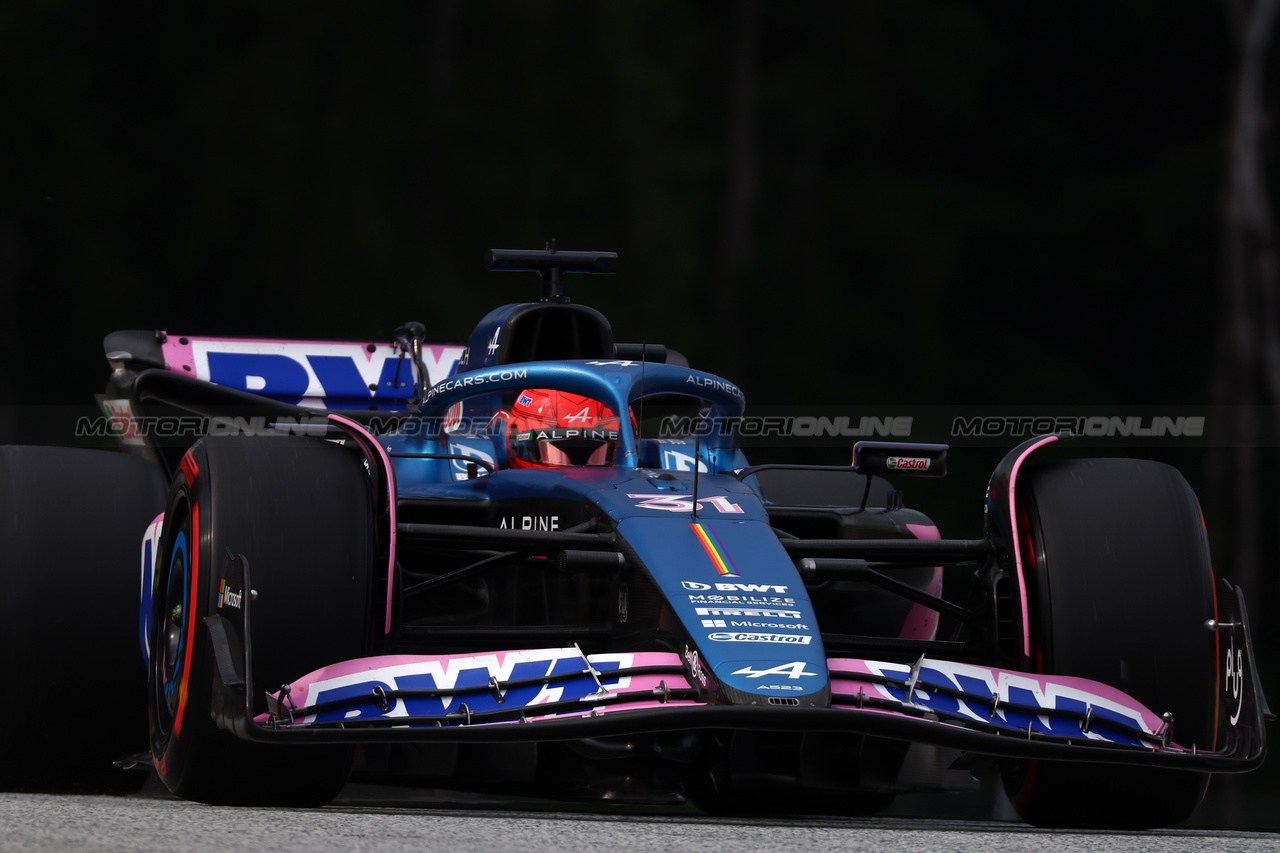 GP AUSTRIA, Esteban Ocon (FRA) Alpine F1 Team A523.

30.06.2023. Formula 1 World Championship, Rd 10, Austrian Grand Prix, Spielberg, Austria, Qualifiche Day.

 - www.xpbimages.com, EMail: requests@xpbimages.com © Copyright: Coates / XPB Images