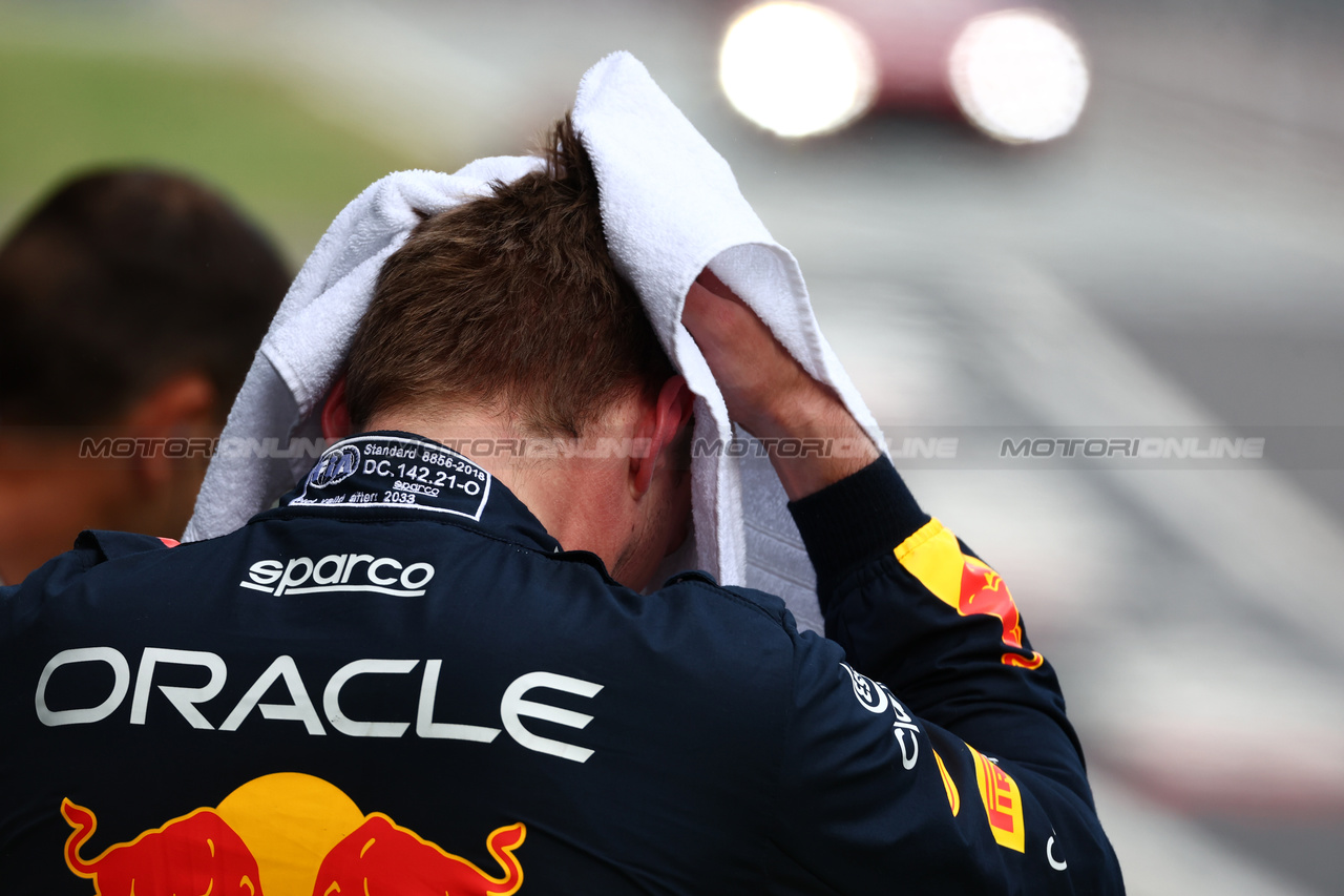GP AUSTRIA, Max Verstappen (NLD) Red Bull Racing in qualifying parc ferme.

30.06.2023. Formula 1 World Championship, Rd 10, Austrian Grand Prix, Spielberg, Austria, Qualifiche Day.

 - www.xpbimages.com, EMail: requests@xpbimages.com © Copyright: Coates / XPB Images