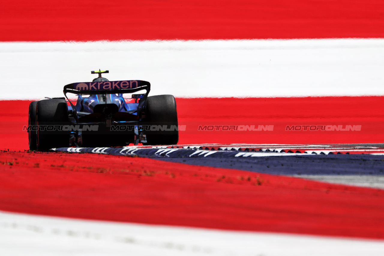 GP AUSTRIA, Logan Sargeant (USA) Williams Racing FW45.

30.06.2023. Formula 1 World Championship, Rd 10, Austrian Grand Prix, Spielberg, Austria, Qualifiche Day.

- www.xpbimages.com, EMail: requests@xpbimages.com © Copyright: Moy / XPB Images