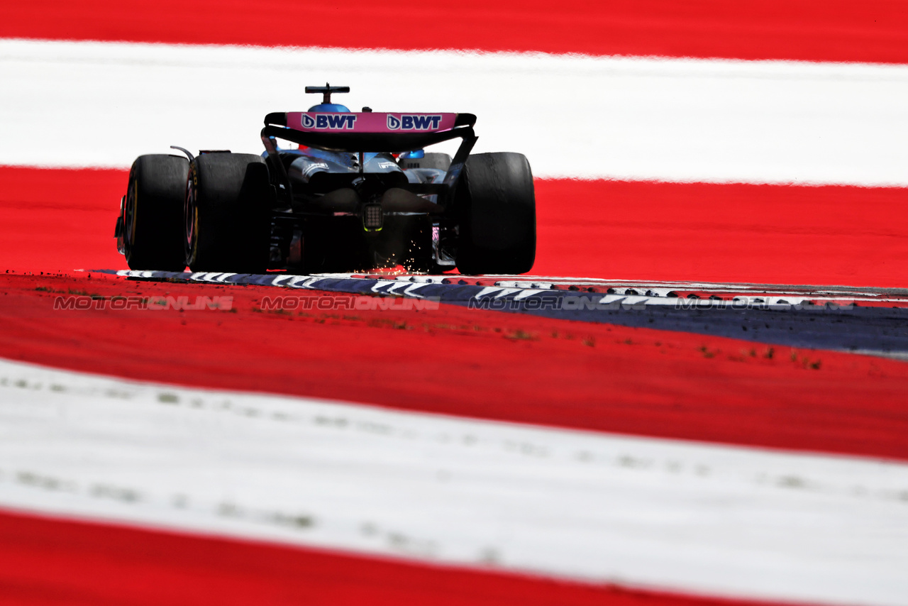 GP AUSTRIA, Esteban Ocon (FRA) Alpine F1 Team A523.

30.06.2023. Formula 1 World Championship, Rd 10, Austrian Grand Prix, Spielberg, Austria, Qualifiche Day.

- www.xpbimages.com, EMail: requests@xpbimages.com © Copyright: Moy / XPB Images