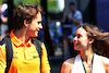 GP AUSTRIA, Oscar Piastri (AUS) McLaren with girlfriend Lily Zneimer (GBR).
30.06.2023. Formula 1 World Championship, Rd 10, Austrian Grand Prix, Spielberg, Austria, Qualifiche Day.
 - www.xpbimages.com, EMail: requests@xpbimages.com © Copyright: Coates / XPB Images
