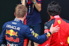 GP AUSTRIA, (L to R): Max Verstappen (NLD) Red Bull Racing with Carlos Sainz Jr (ESP) Ferrari in qualifying parc ferme.
30.06.2023. Formula 1 World Championship, Rd 10, Austrian Grand Prix, Spielberg, Austria, Qualifiche Day.
- www.xpbimages.com, EMail: requests@xpbimages.com © Copyright: Batchelor / XPB Images
