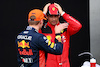 GP AUSTRIA, (L to R): Max Verstappen (NLD) Red Bull Racing e Charles Leclerc (MON) Ferrari in qualifying parc ferme.
30.06.2023. Formula 1 World Championship, Rd 10, Austrian Grand Prix, Spielberg, Austria, Qualifiche Day.
- www.xpbimages.com, EMail: requests@xpbimages.com © Copyright: Batchelor / XPB Images