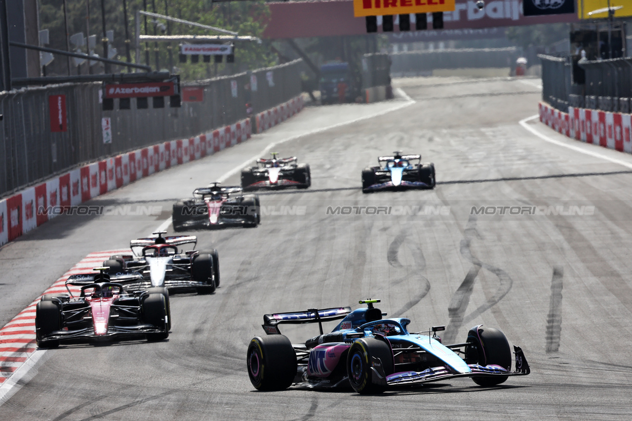 GP AZERBAIJAN, Pierre Gasly (FRA) Alpine F1 Team A523.

30.04.2023. Formula 1 World Championship, Rd 4, Azerbaijan Grand Prix, Baku Street Circuit, Azerbaijan, Gara Day.

- www.xpbimages.com, EMail: requests@xpbimages.com ¬© Copyright: Batchelor / XPB Images
