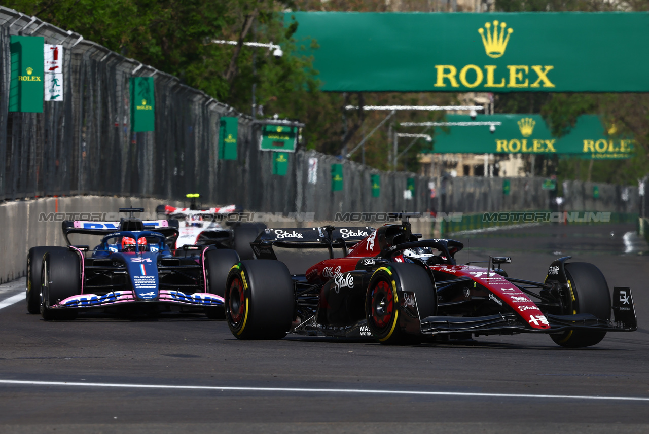 GP AZERBAIJAN, Valtteri Bottas (FIN) Alfa Romeo F1 Team C43.

30.04.2023. Formula 1 World Championship, Rd 4, Azerbaijan Grand Prix, Baku Street Circuit, Azerbaijan, Gara Day.

- www.xpbimages.com, EMail: requests@xpbimages.com ¬© Copyright: Charniaux / XPB Images