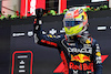 GP AZERBAIJAN, Gara winner Sergio Perez (MEX) Red Bull Racing celebrates in parc ferme.
30.04.2023. Formula 1 World Championship, Rd 4, Azerbaijan Grand Prix, Baku Street Circuit, Azerbaijan, Gara Day.
- www.xpbimages.com, EMail: requests@xpbimages.com ¬© Copyright: Bearne / XPB Images