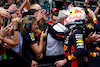 GP AZERBAIJAN, Max Verstappen (NLD) Red Bull Racing celebrates his second position in parc ferme with the team.
30.04.2023. Formula 1 World Championship, Rd 4, Azerbaijan Grand Prix, Baku Street Circuit, Azerbaijan, Gara Day.
 - www.xpbimages.com, EMail: requests@xpbimages.com ¬© Copyright: Coates / XPB Images