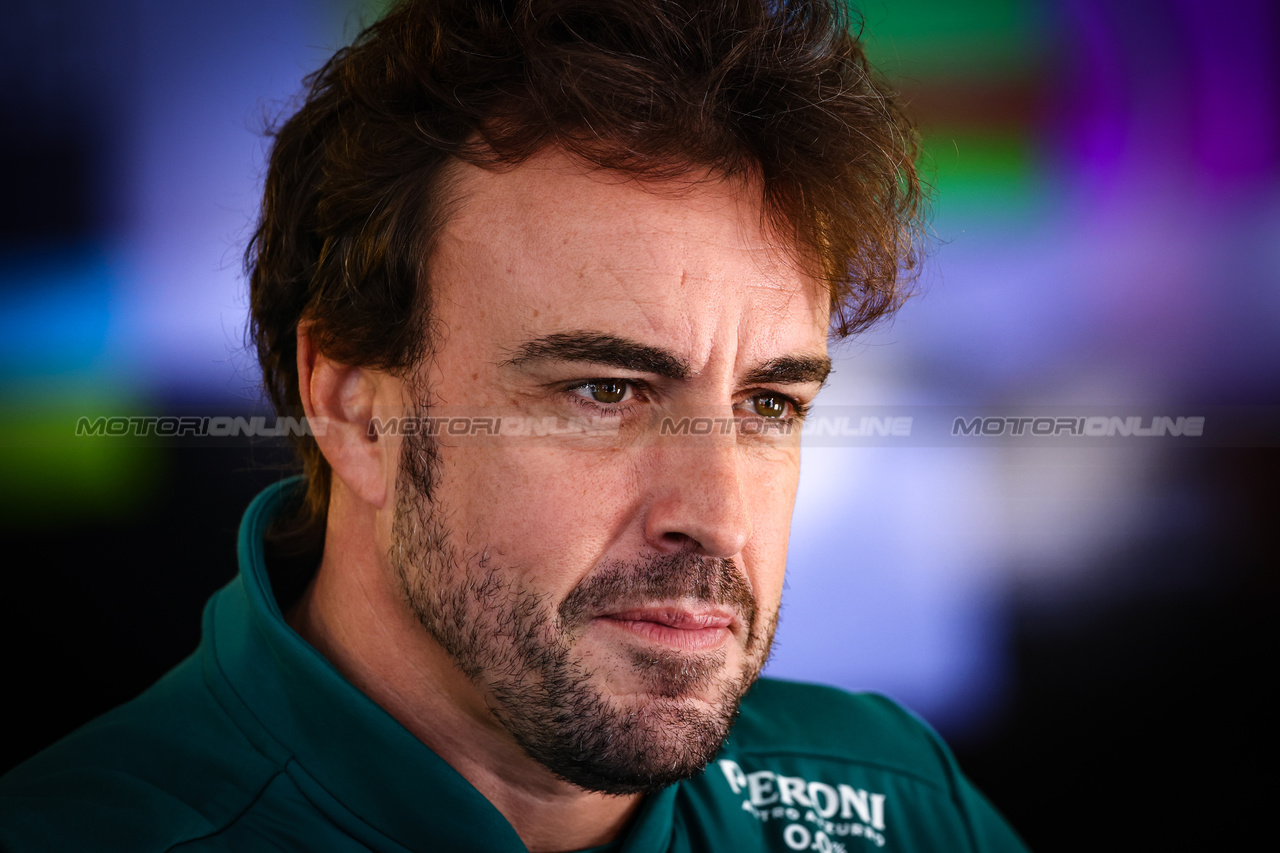 GP AZERBAIJAN, Fernando Alonso (ESP), Aston Martin Racing 
27.04.2023. Formula 1 World Championship, Rd 4, Azerbaijan Grand Prix, Baku Street Circuit, Azerbaijan, Preparation Day.
- www.xpbimages.com, EMail: requests@xpbimages.com ¬© Copyright: Charniaux / XPB Images