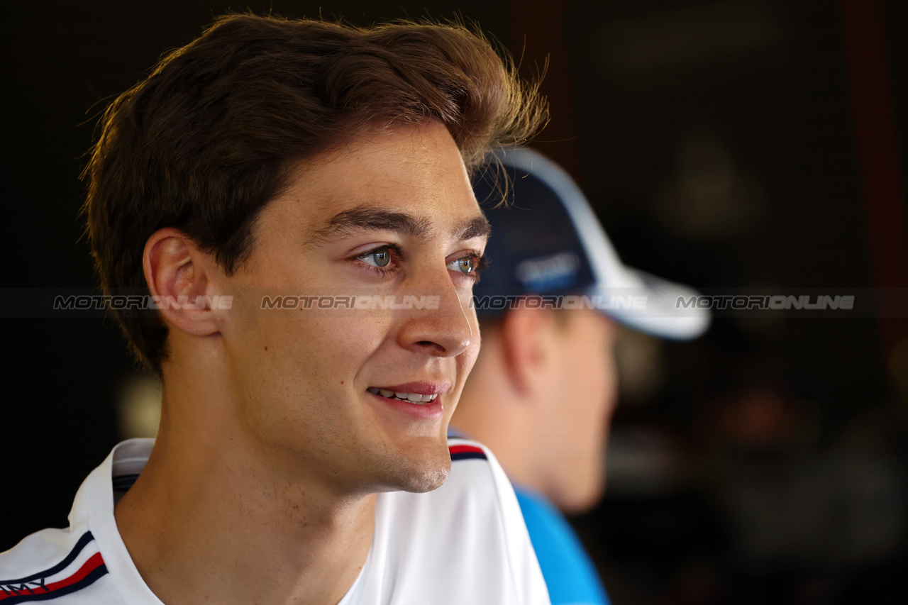 GP AZERBAIJAN, George Russell (GBR) Mercedes AMG F1.

27.04.2023. Formula 1 World Championship, Rd 4, Azerbaijan Grand Prix, Baku Street Circuit, Azerbaijan, Preparation Day.

- www.xpbimages.com, EMail: requests@xpbimages.com ¬© Copyright: Batchelor / XPB Images