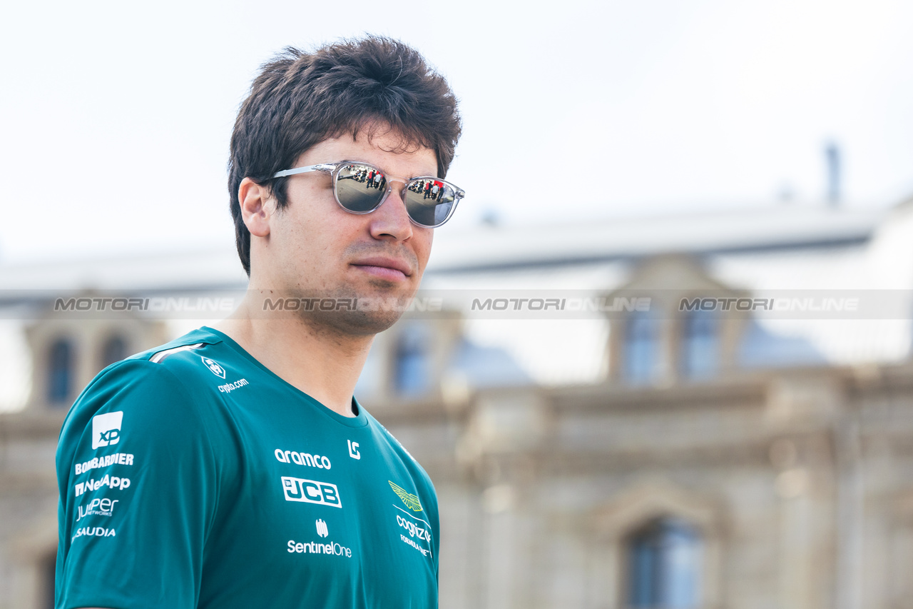 GP AZERBAIJAN, Lance Stroll (CDN) Aston Martin F1 Team.

27.04.2023. Formula 1 World Championship, Rd 4, Azerbaijan Grand Prix, Baku Street Circuit, Azerbaijan, Preparation Day.

- www.xpbimages.com, EMail: requests@xpbimages.com ¬© Copyright: Bearne / XPB Images