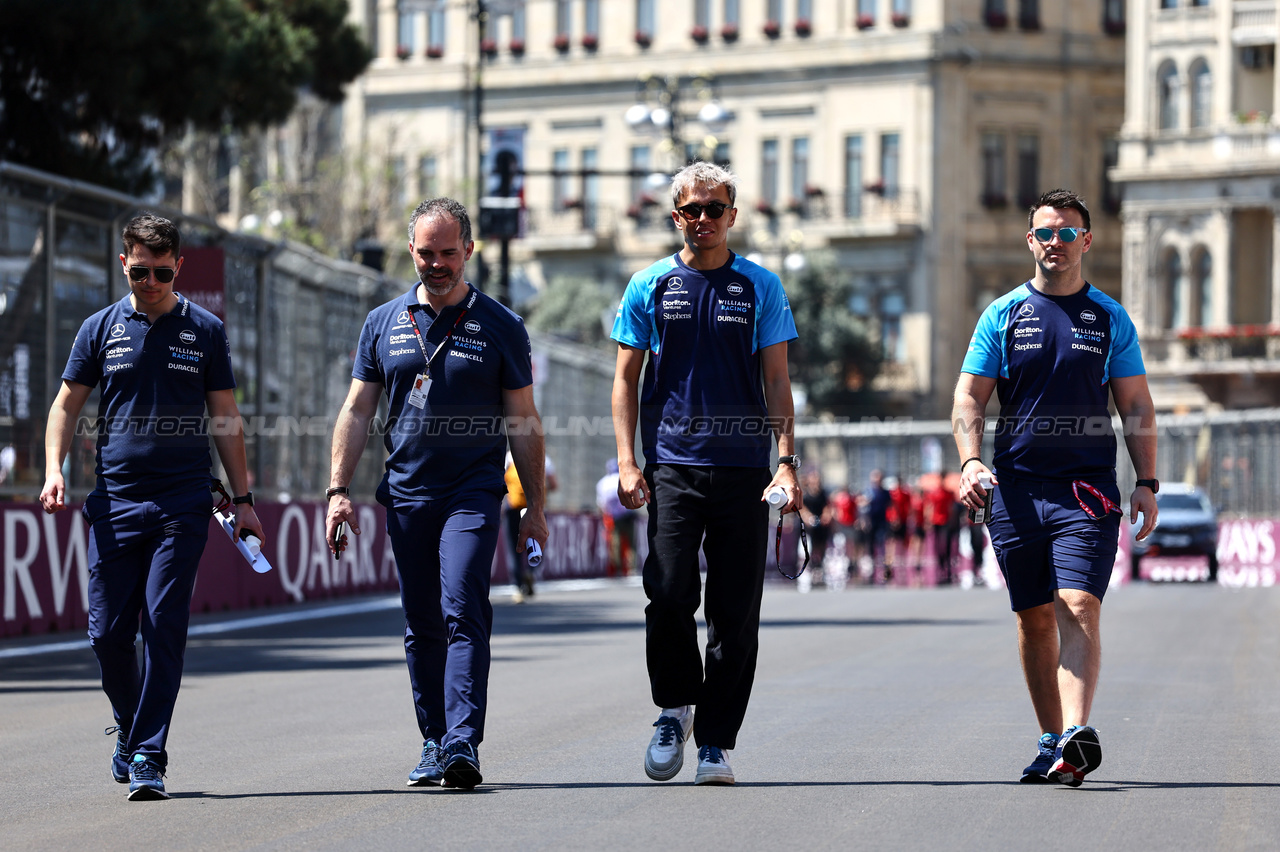 GP AZERBAIJAN, Alex Albon (THA), Williams F1 Team 
27.04.2023. Formula 1 World Championship, Rd 4, Azerbaijan Grand Prix, Baku Street Circuit, Azerbaijan, Preparation Day.
- www.xpbimages.com, EMail: requests@xpbimages.com ¬© Copyright: Charniaux / XPB Images