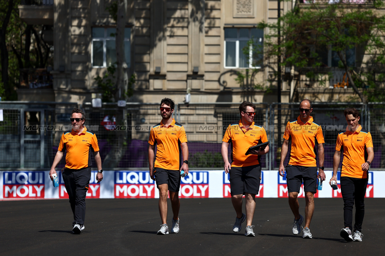 GP AZERBAIJAN, Oscar Piastri (AUS), McLaren 
27.04.2023. Formula 1 World Championship, Rd 4, Azerbaijan Grand Prix, Baku Street Circuit, Azerbaijan, Preparation Day.
- www.xpbimages.com, EMail: requests@xpbimages.com ¬© Copyright: Charniaux / XPB Images